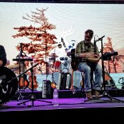The boys pounding the skins – and yes – there was double bass drumming included – wow!   (photo by Betty Horn)