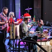 Just this visual alone is worth the price of admission – wait, it was a free concert…   (photo by Danl Blackwood)