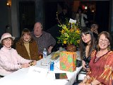 Randy Wills of The Exceptions brought a crowd - l. to r. - his mom Patty, sister Jandi, unknown friend, step-daughter, and wife Donna.  oh yeah, and that&#39;s Ric Barron in the background photo-bombing with his phone ... taking a pic of  me taking a pic of them! :-)