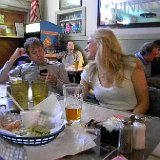 Britta&#39;s boyfriend, Jamie (left),  working on some VERY important business. :-)