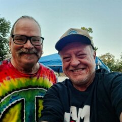 Danl Blackwood with long time friend and former Jam4Dan Trustee, J.D. Bloomar